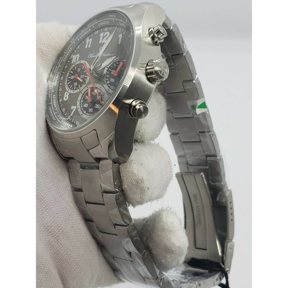 Charles Hutton Aristocrat Dual Time Men's Watch - Picture 6 of 8